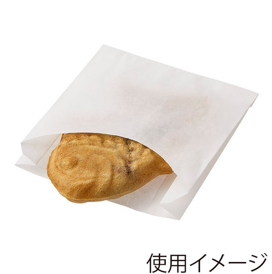 HEIKO NF(ノンフッ素)耐油ポテト袋 L 白無地 使用イメージ