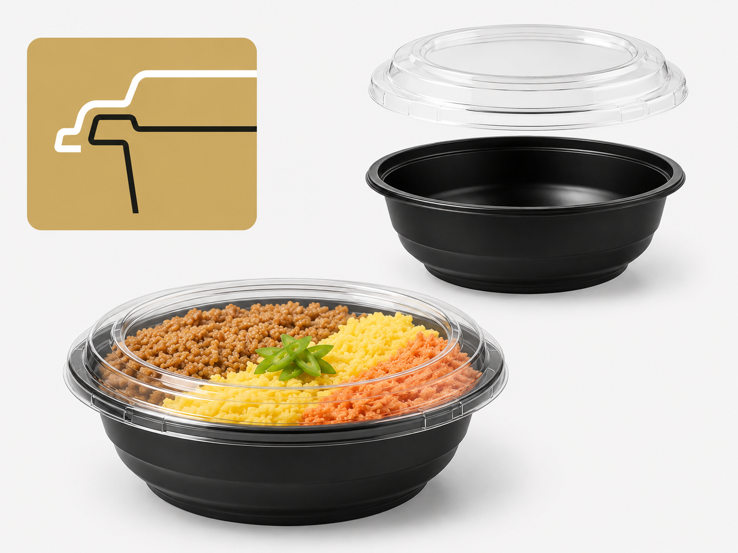 外嵌合タイプの食品容器イメージ