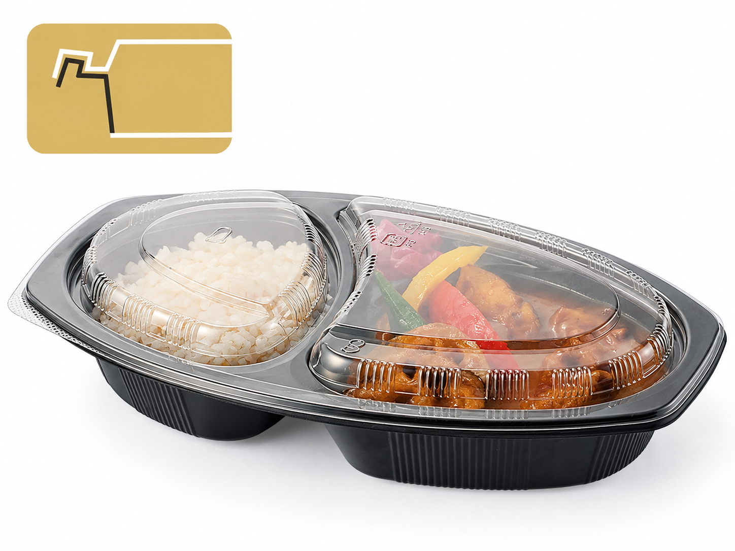 内嵌合タイプの食品容器イメージ